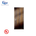 Design quente Design de madeira Solid Wood Fire Indication Villa Door